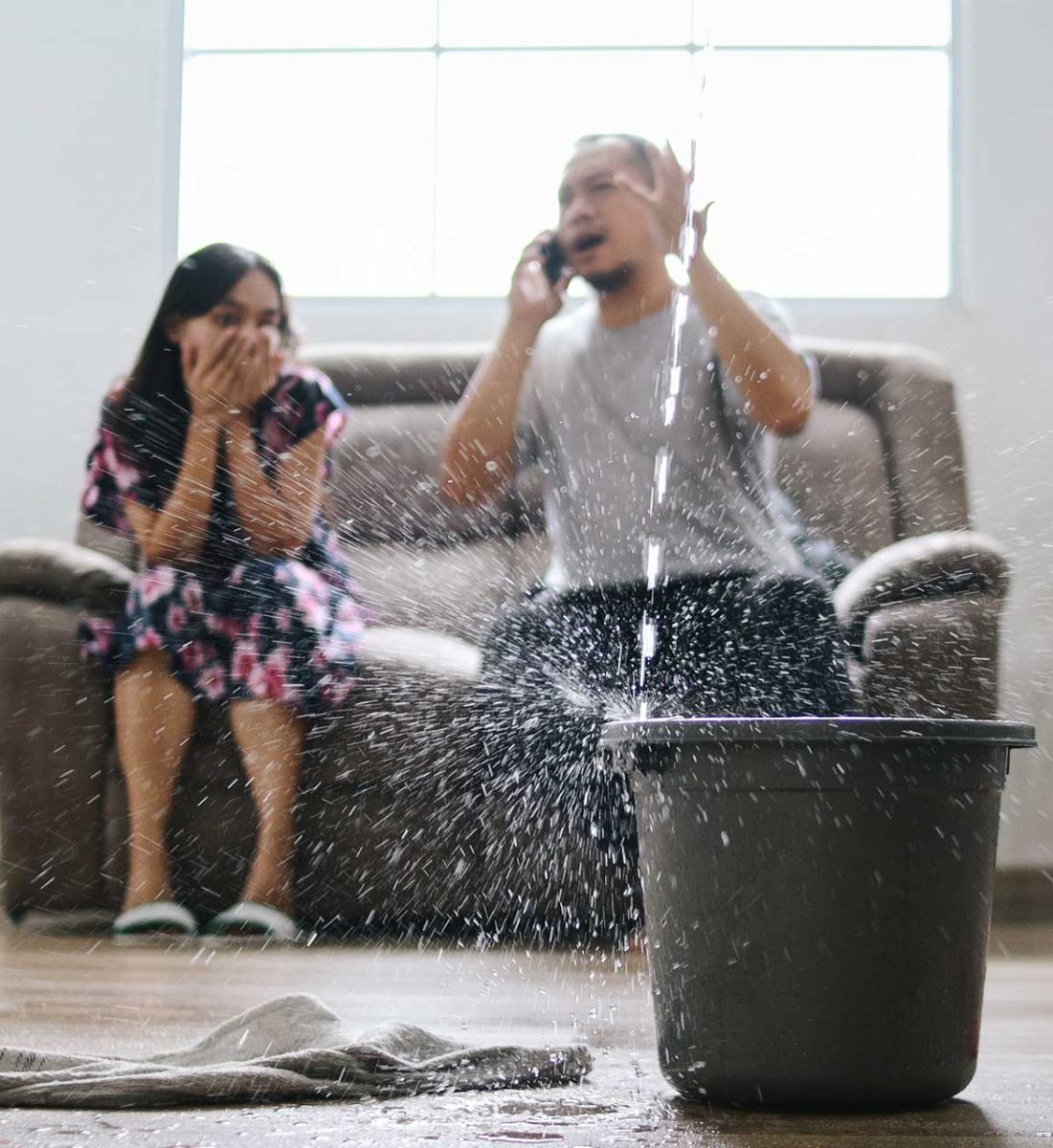 leaky pipes water damage restoration